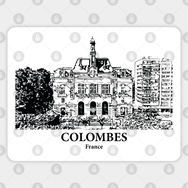 Colombes - France Sticker by Lakeric
